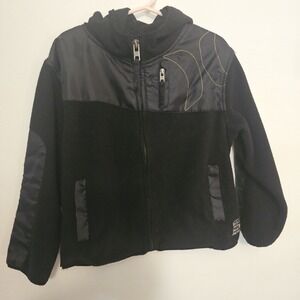 Hurley‎ Boys 5T Black Full Zip Up Jacket Athletic  Pockets